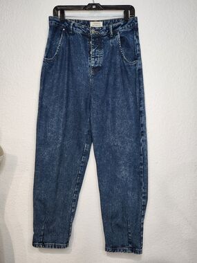 TERRANOVA Relaxed Fit Men's Denim Jeans - Deep Indigo Wash